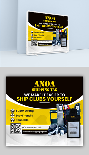 Trade Show Booth Design by debdesign for ANOA SHIPPING TAG | Design: #29593941