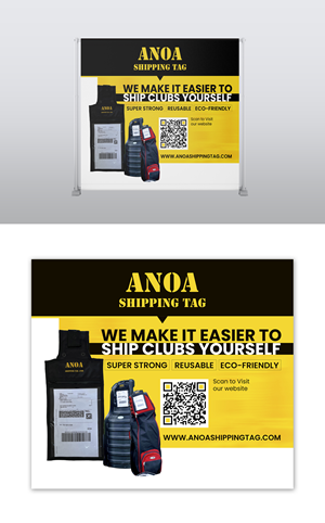 Trade Show Booth Design by debdesign for ANOA SHIPPING TAG | Design: #29595526