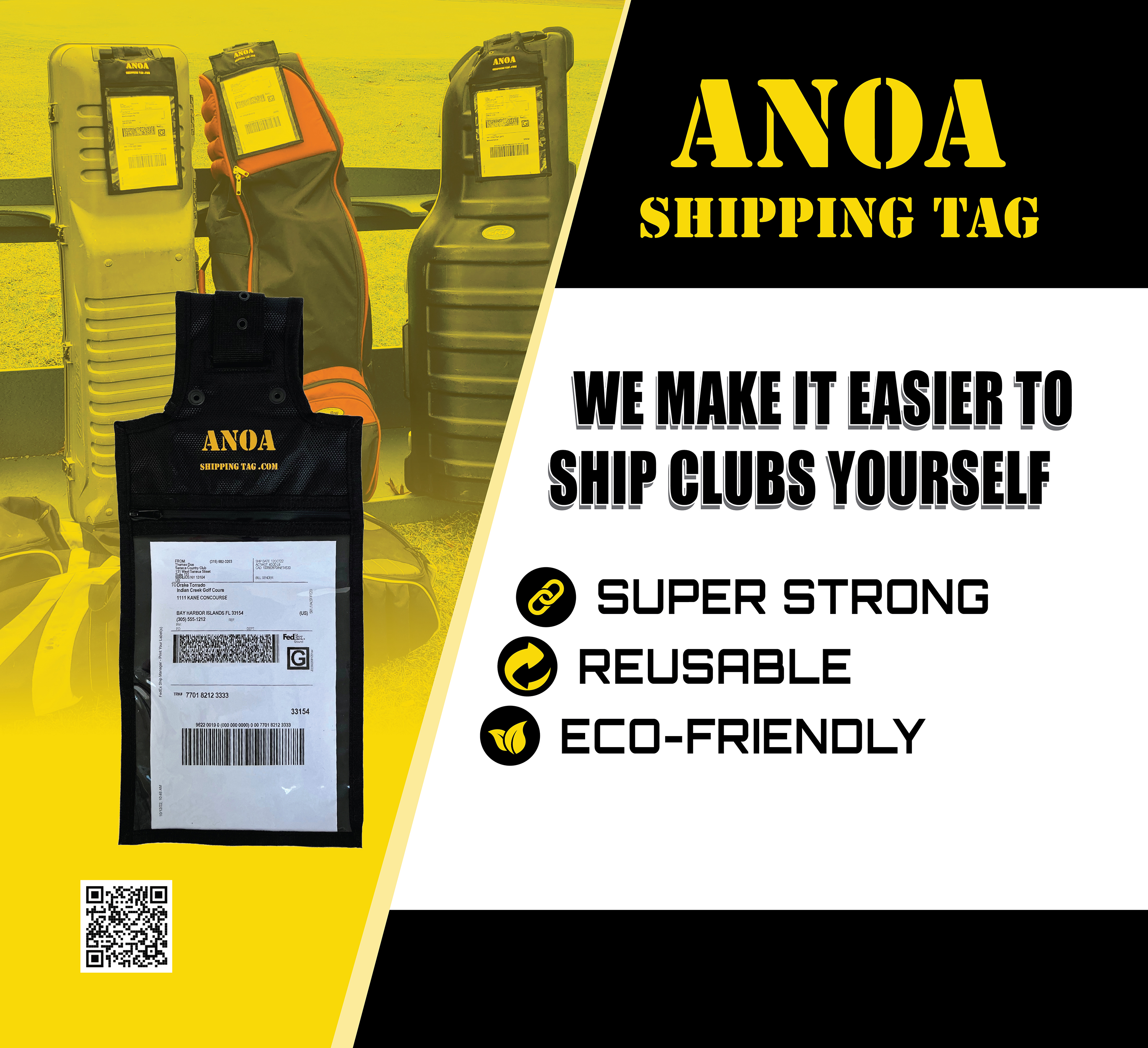 Trade Show Booth Design by mikelangelo13 for ANOA SHIPPING TAG | Design #29603772