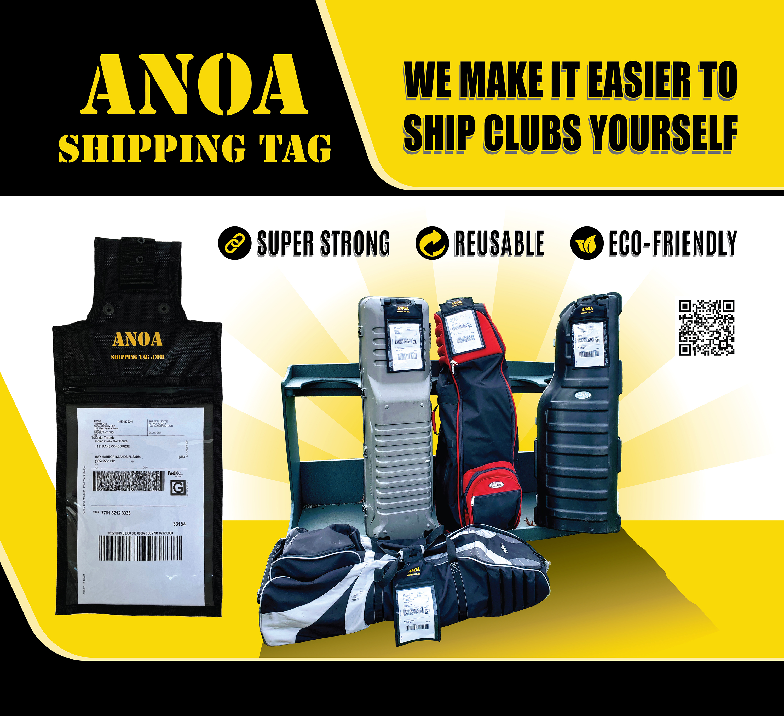 Trade Show Booth Design by mikelangelo13 for ANOA SHIPPING TAG | Design #29607004