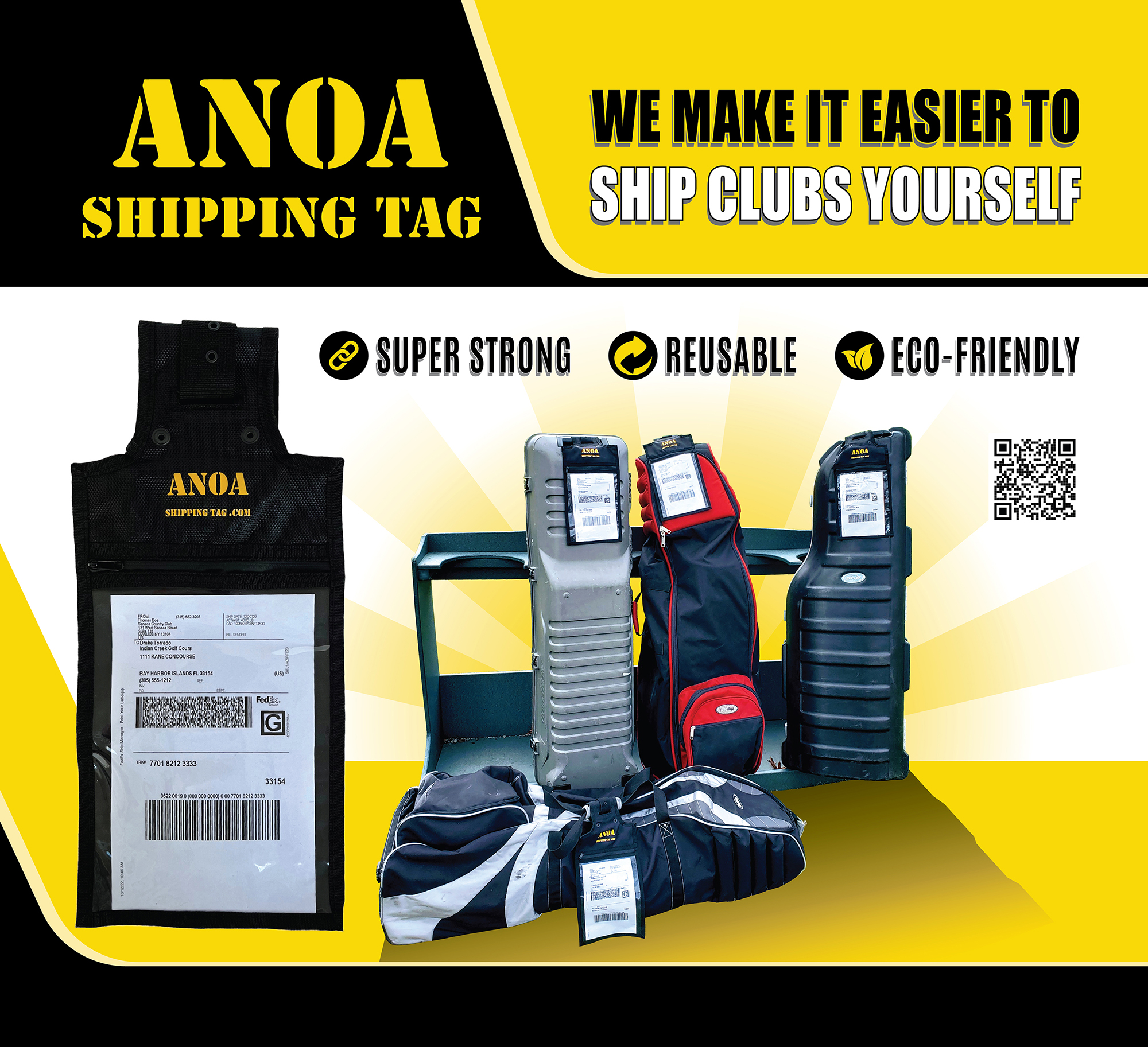 Trade Show Booth Design by mikelangelo13 for ANOA SHIPPING TAG | Design #29611456
