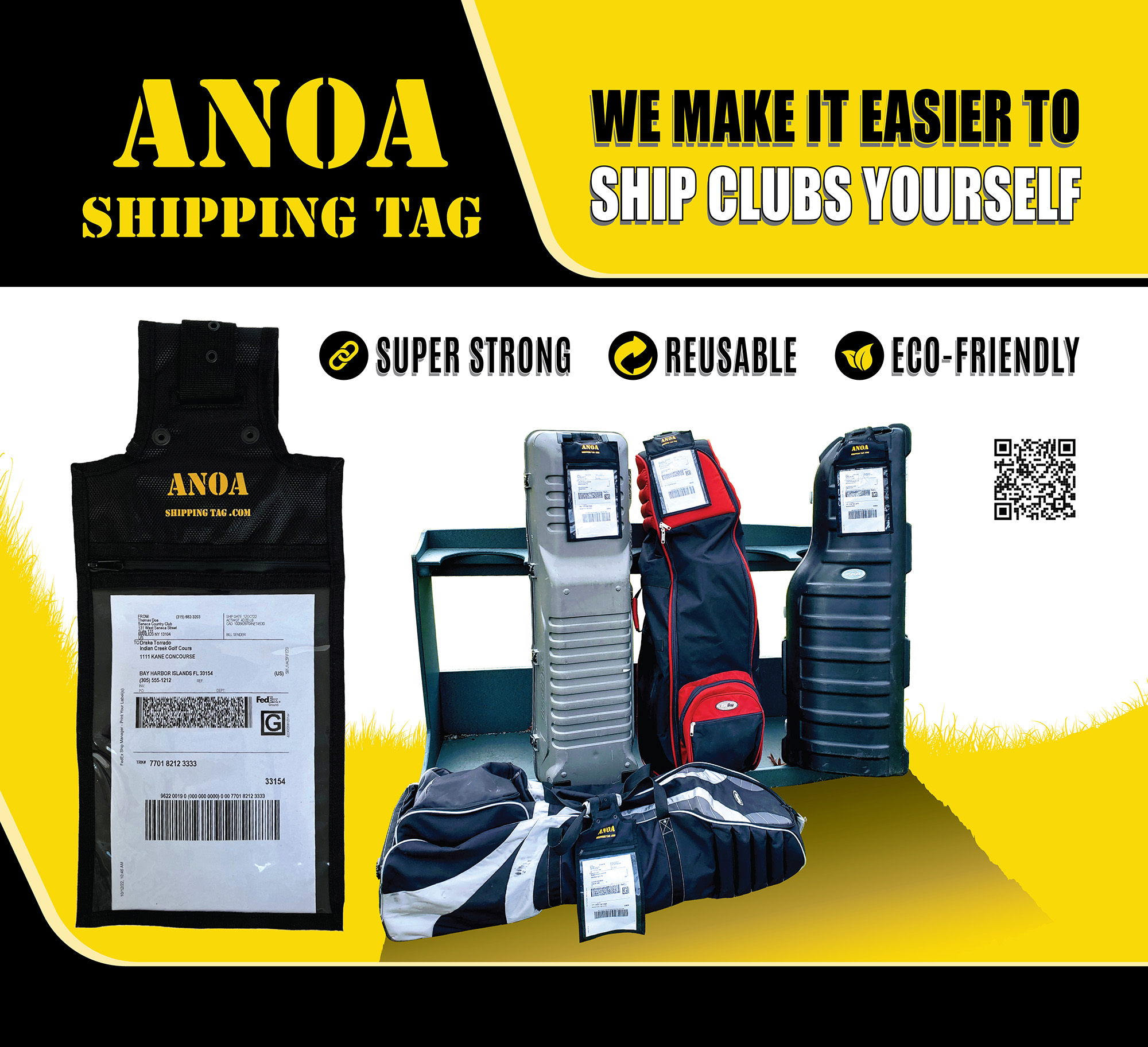 Trade Show Booth Design by mikelangelo13 for ANOA SHIPPING TAG | Design #29632084