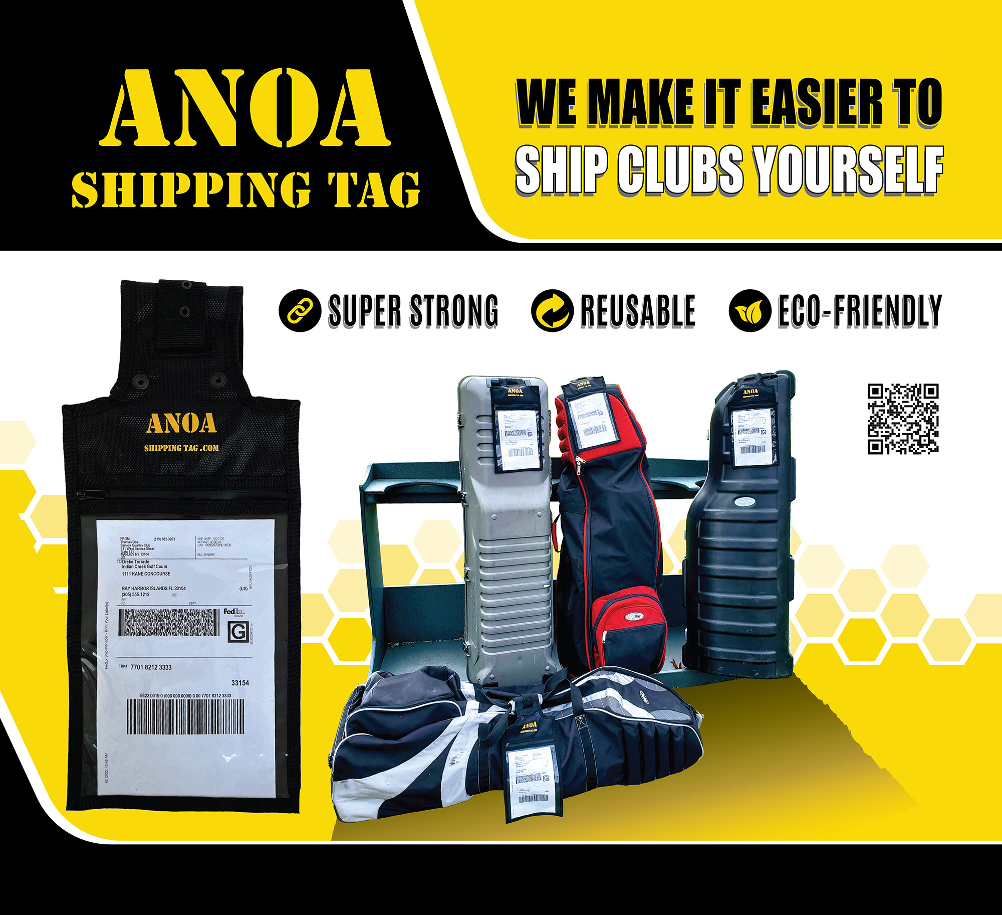 Trade Show Booth Design by mikelangelo13 for ANOA SHIPPING TAG | Design #29632094