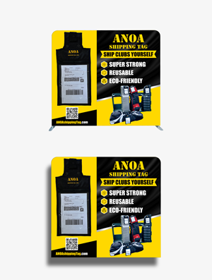Trade Show Booth Design by ecorokerz for ANOA SHIPPING TAG | Design: #29601232