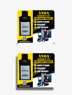 Trade Show Booth Design by ecorokerz for ANOA SHIPPING TAG | Design: #29601234