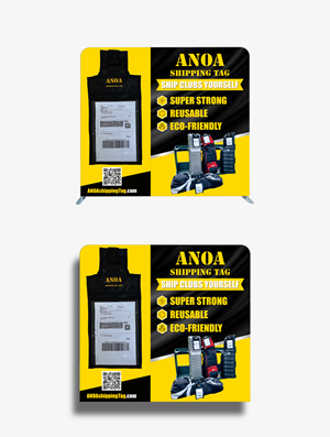 Trade Show Booth Design by ecorokerz for ANOA SHIPPING TAG | Design: #29606058