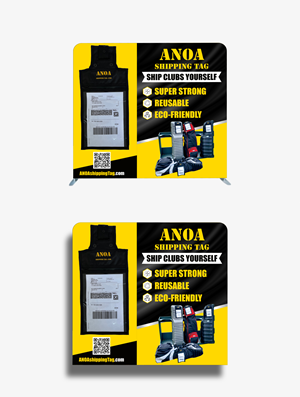 Trade Show Booth Design by ecorokerz for ANOA SHIPPING TAG | Design: #29611635