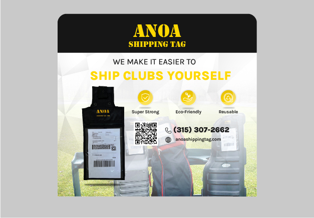 Trade Show Booth Design by Pixper for ANOA SHIPPING TAG | Design #29596545