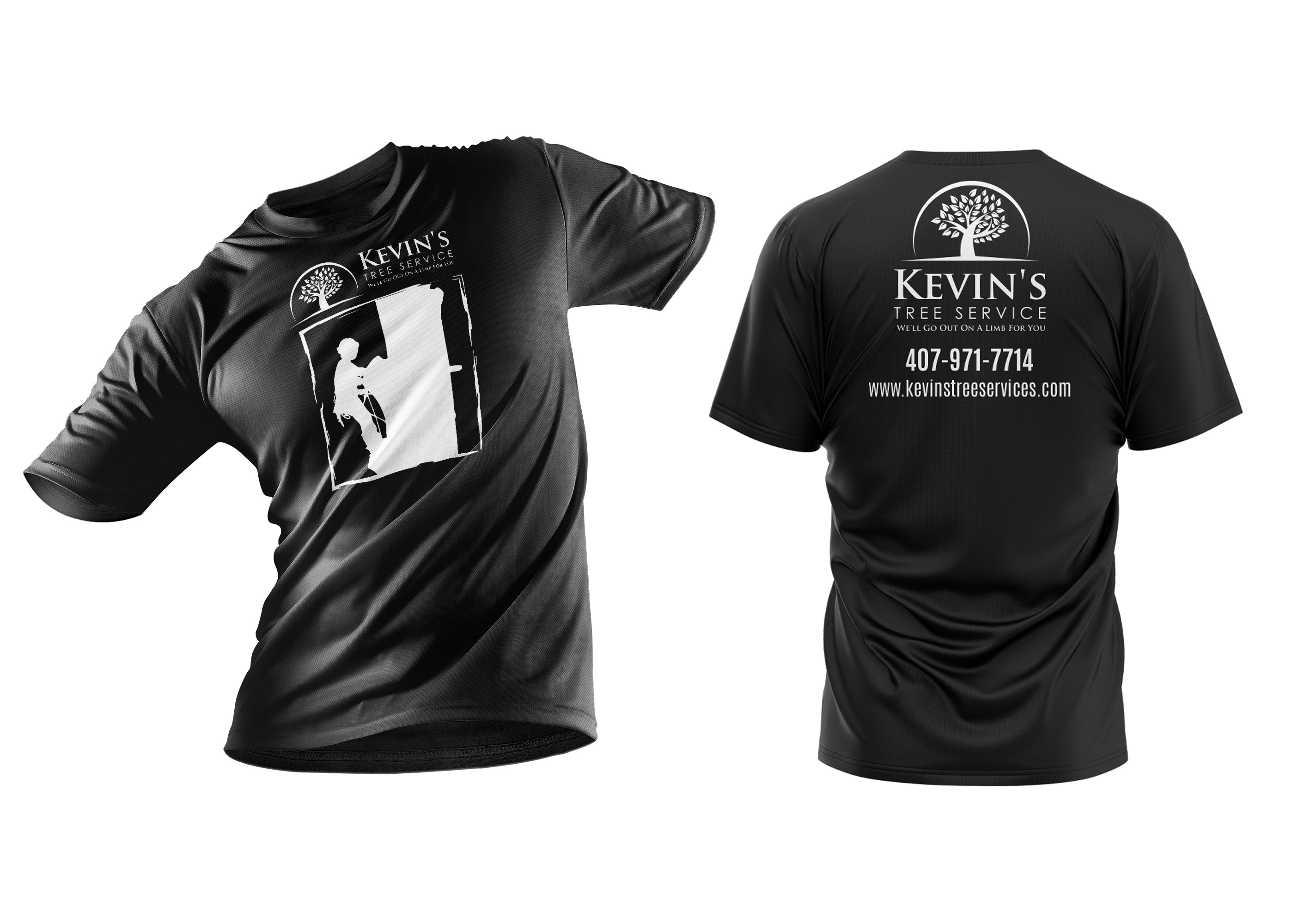Design de T-shirt par Sergio Coelho pour Kevin's Tree Service | Design #29591927