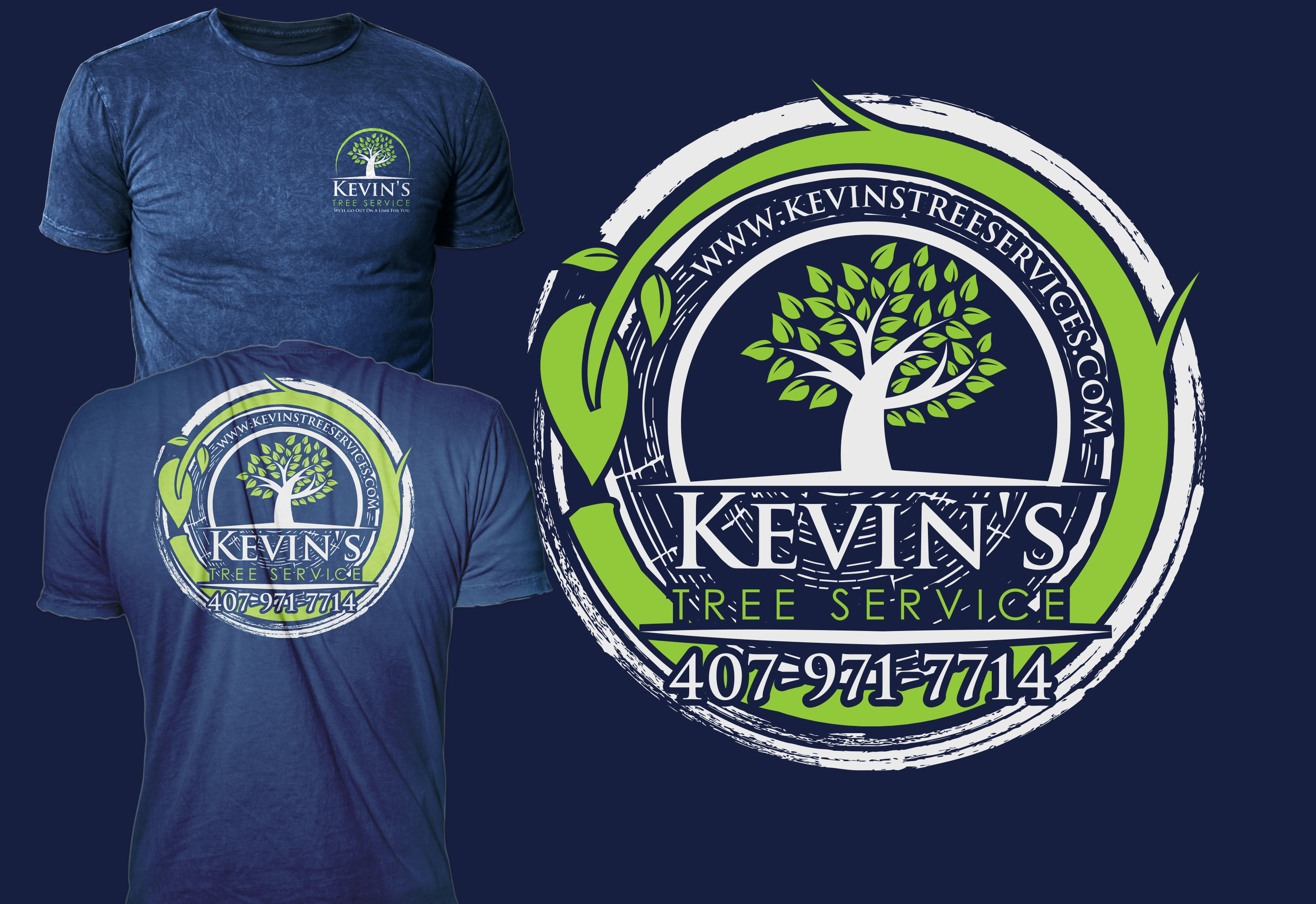Diseño de Camiseta por Teespixels para Kevin's Tree Service | Diseño #29589211