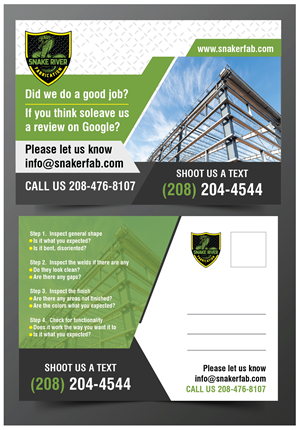 Postcard Design by 3Guys for this project | Design: #29598267