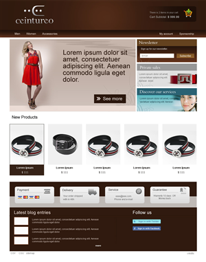 Diseño Web por rajesh prn para Belteo | Diseño: #80377