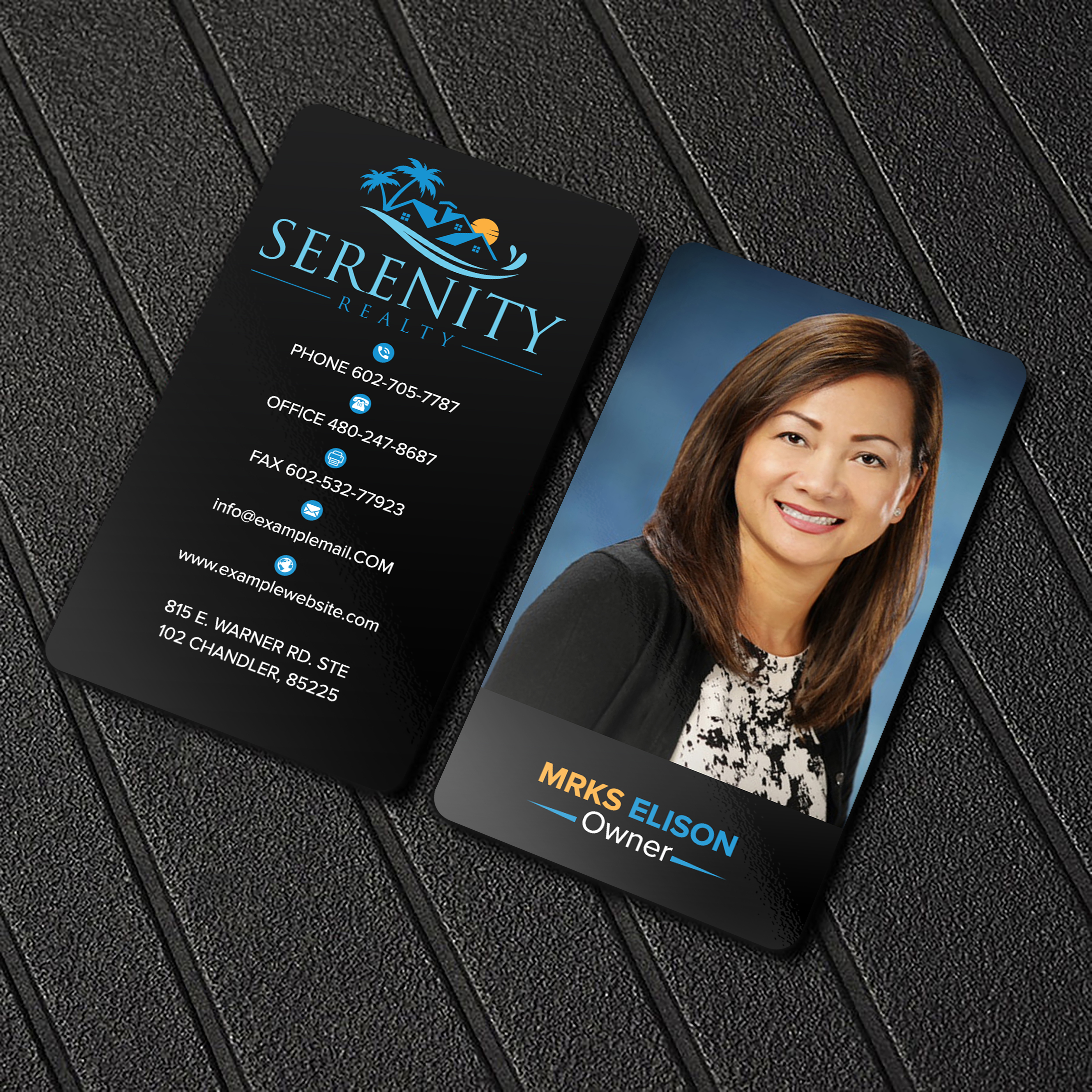 Business Card Design by sadikul islam for Serenity Realty | Design #29594503