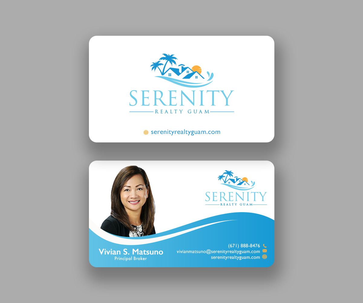 Business Card Design by Andrés Sebastián for Serenity Realty | Design #29613779