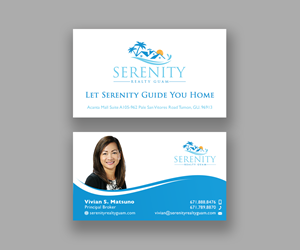 Business Card Design by Andrés Sebastián for Serenity Realty | Design #29715770