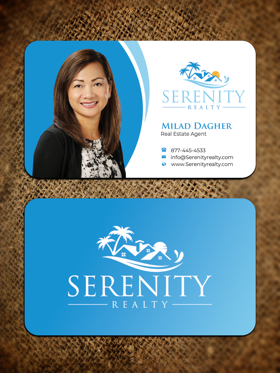 Diseño de Tarjeta de Presentación por Graphixpointt para Serenity Realty | Diseño #29593251