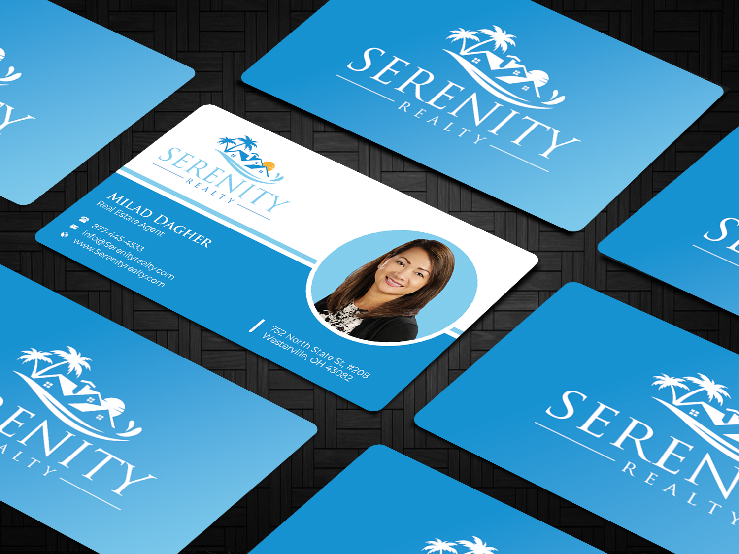 Business Card Design by Graphixpointt for Serenity Realty | Design #29593257