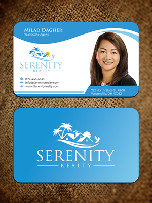 Diseño de Tarjeta de Presentación por Graphixpointt para Serenity Realty | Diseño: #29593258