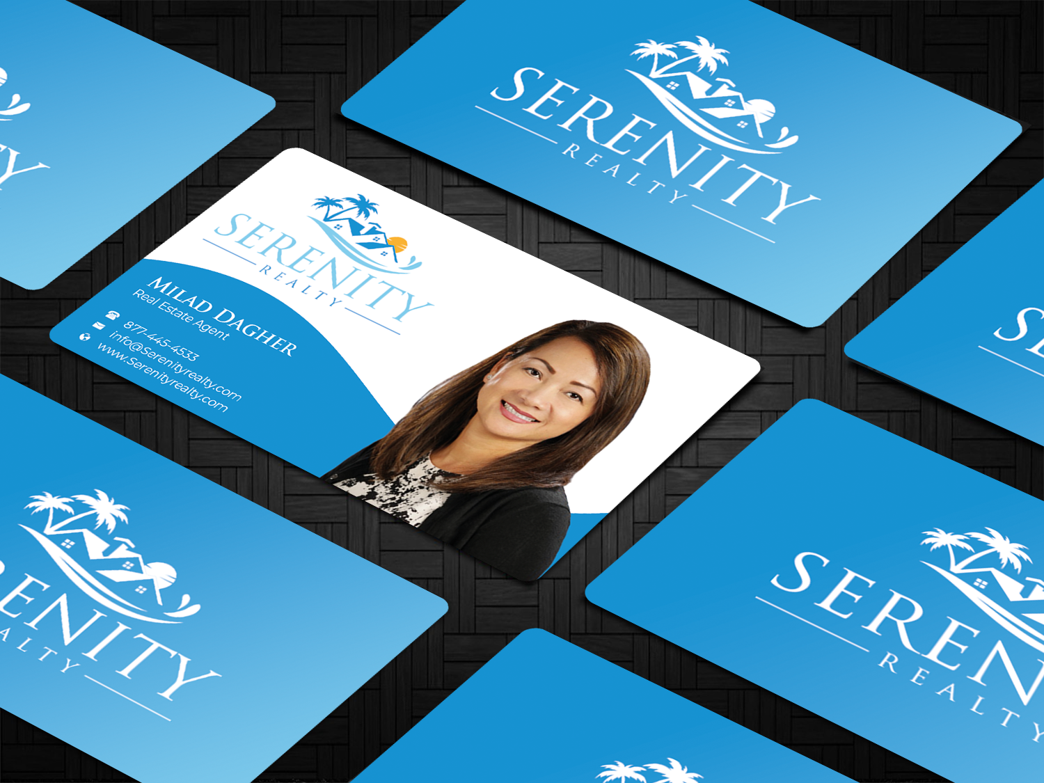 Business Card Design by Graphixpointt for Serenity Realty | Design #29593260