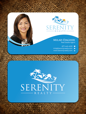 Diseño de Tarjeta de Presentación por Graphixpointt para Serenity Realty | Diseño: #29593284