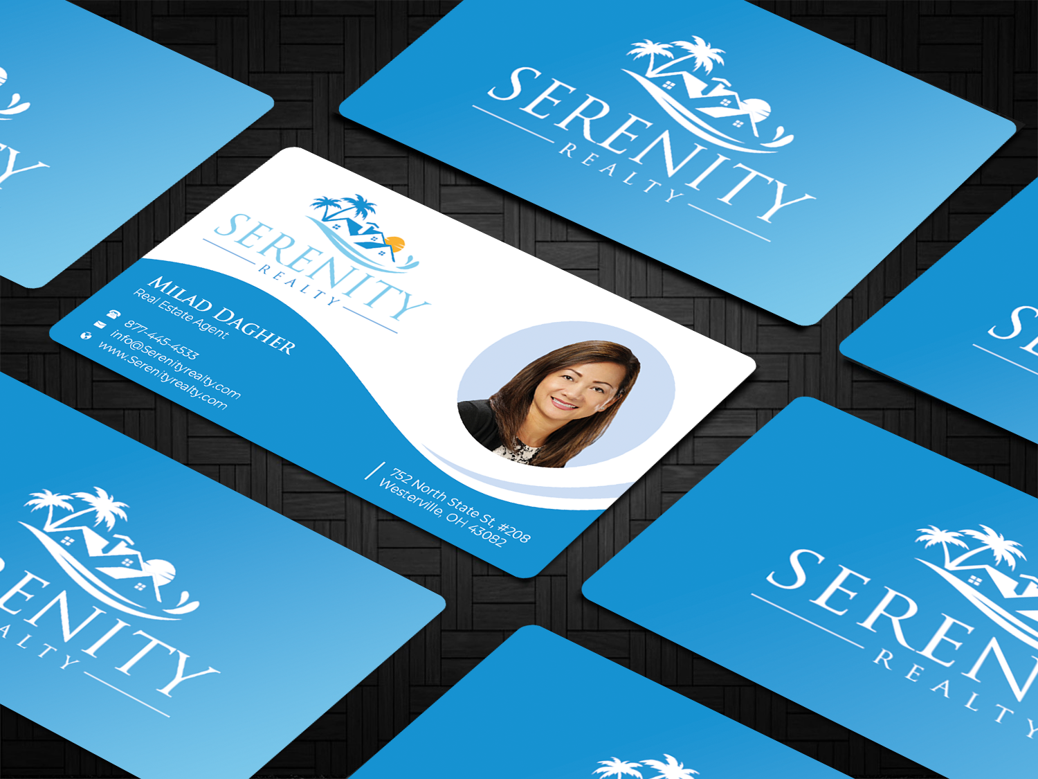Business Card Design by Graphixpointt for Serenity Realty | Design #29593285