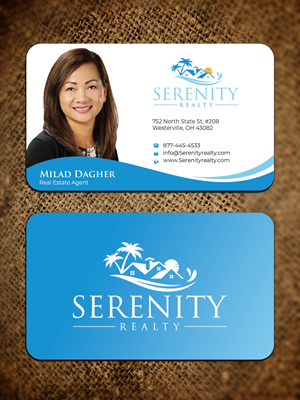 Diseño de Tarjeta de Presentación por Graphixpointt para Serenity Realty | Diseño: #29593327