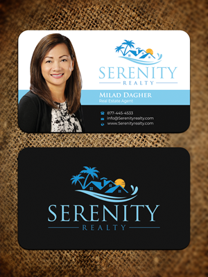 Diseño de Tarjeta de Presentación por Graphixpointt para Serenity Realty | Diseño: #29593361