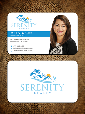 Diseño de Tarjeta de Presentación por Graphixpointt para Serenity Realty | Diseño: #29593394