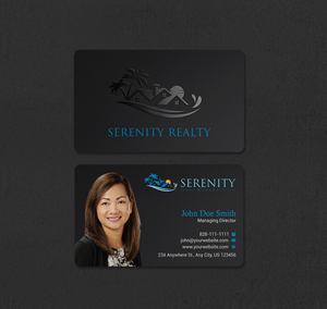 Diseño de Tarjeta de Presentación por INDIAN_Ashok para Serenity Realty | Diseño: #29616596