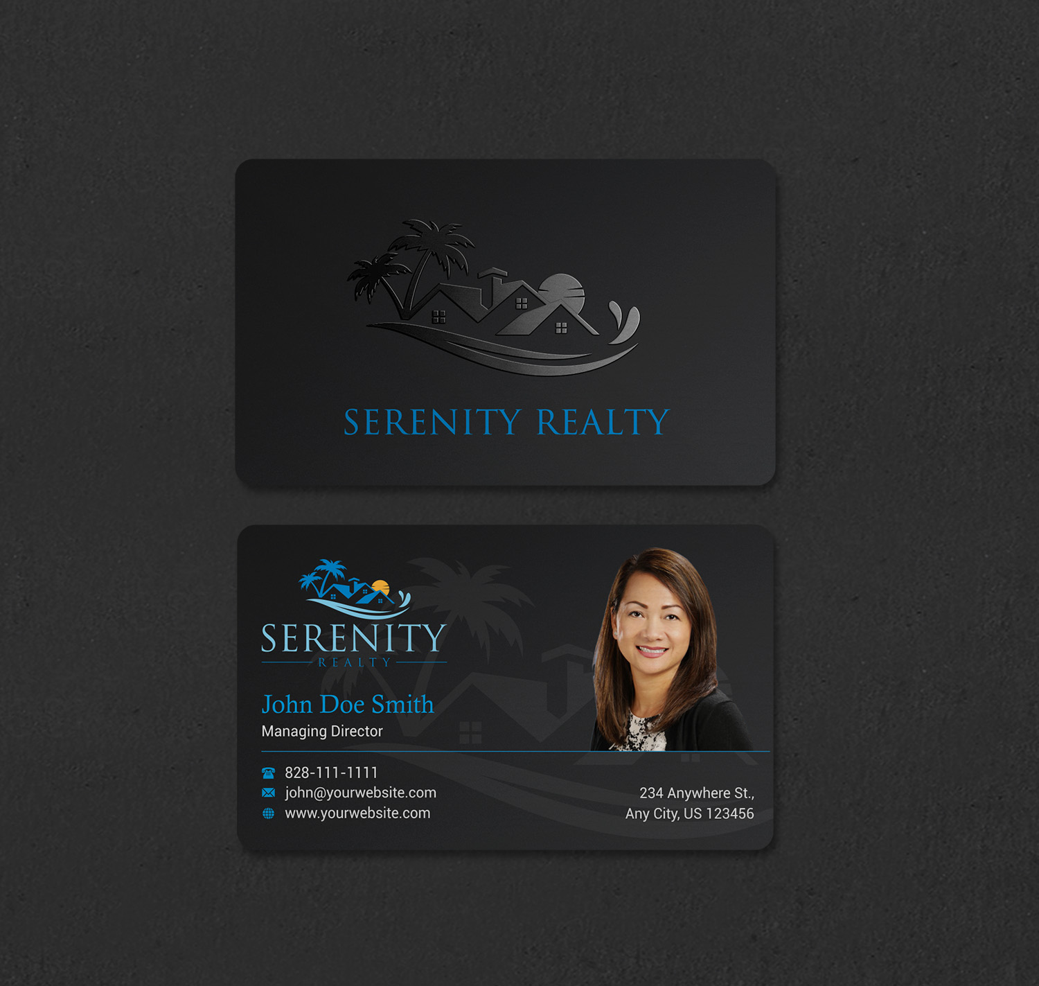 Diseño de Tarjeta de Presentación por INDIAN_Ashok para Serenity Realty | Diseño #29616597