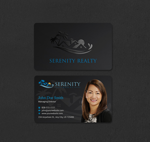 Diseño de Tarjeta de Presentación por INDIAN_Ashok para Serenity Realty | Diseño: #29616599