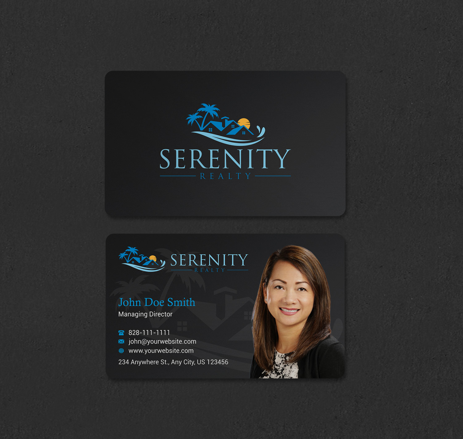 Diseño de Tarjeta de Presentación por INDIAN_Ashok para Serenity Realty | Diseño #29616600