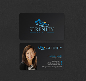 Diseño de Tarjeta de Presentación por INDIAN_Ashok para Serenity Realty | Diseño: #29616601
