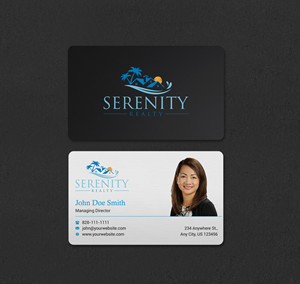 Diseño de Tarjeta de Presentación por INDIAN_Ashok para Serenity Realty | Diseño: #29616603