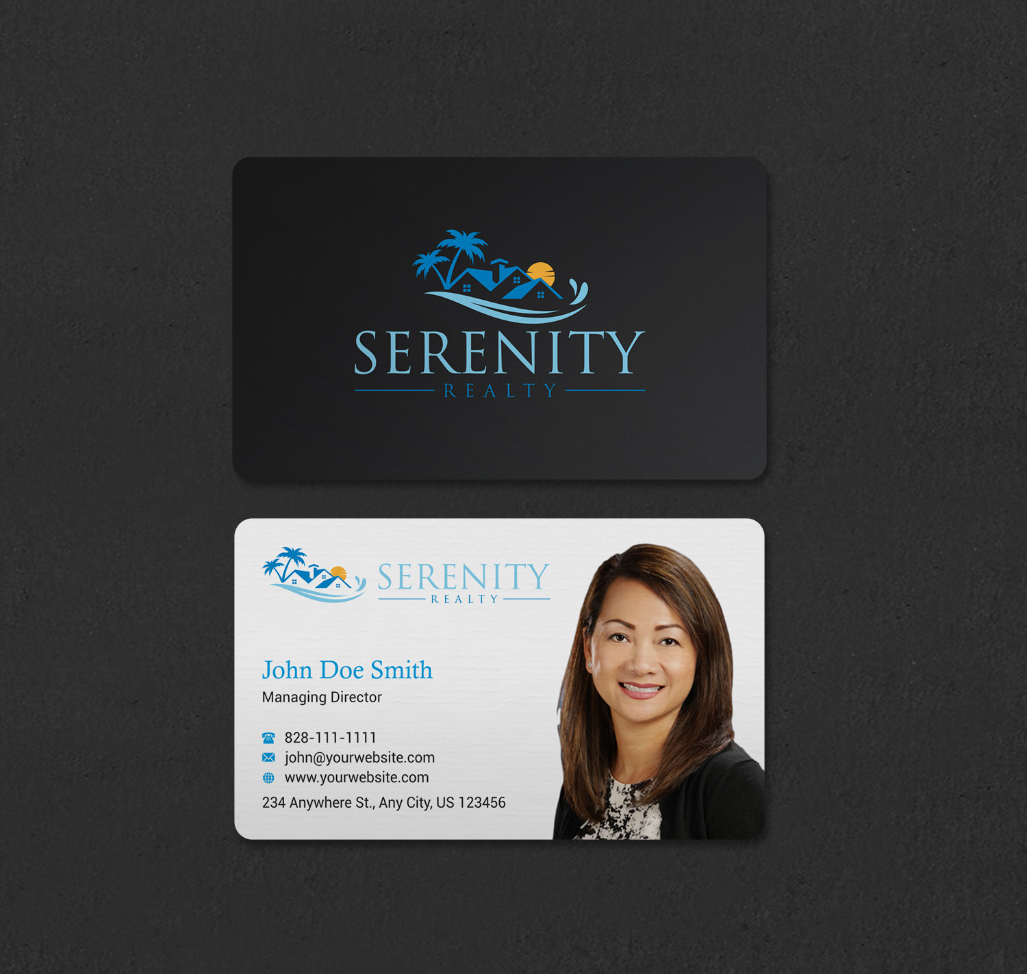 Diseño de Tarjeta de Presentación por INDIAN_Ashok para Serenity Realty | Diseño #29616605