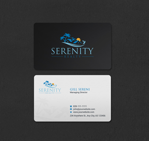 Diseño de Tarjeta de Presentación por INDIAN_Ashok para Serenity Realty | Diseño: #29616606