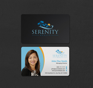 Diseño de Tarjeta de Presentación por INDIAN_Ashok para Serenity Realty | Diseño: #29616607