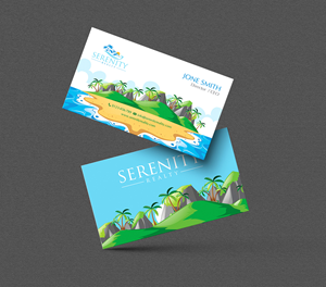Diseño de Tarjeta de Presentación por artbitin para Serenity Realty | Diseño: #29595998