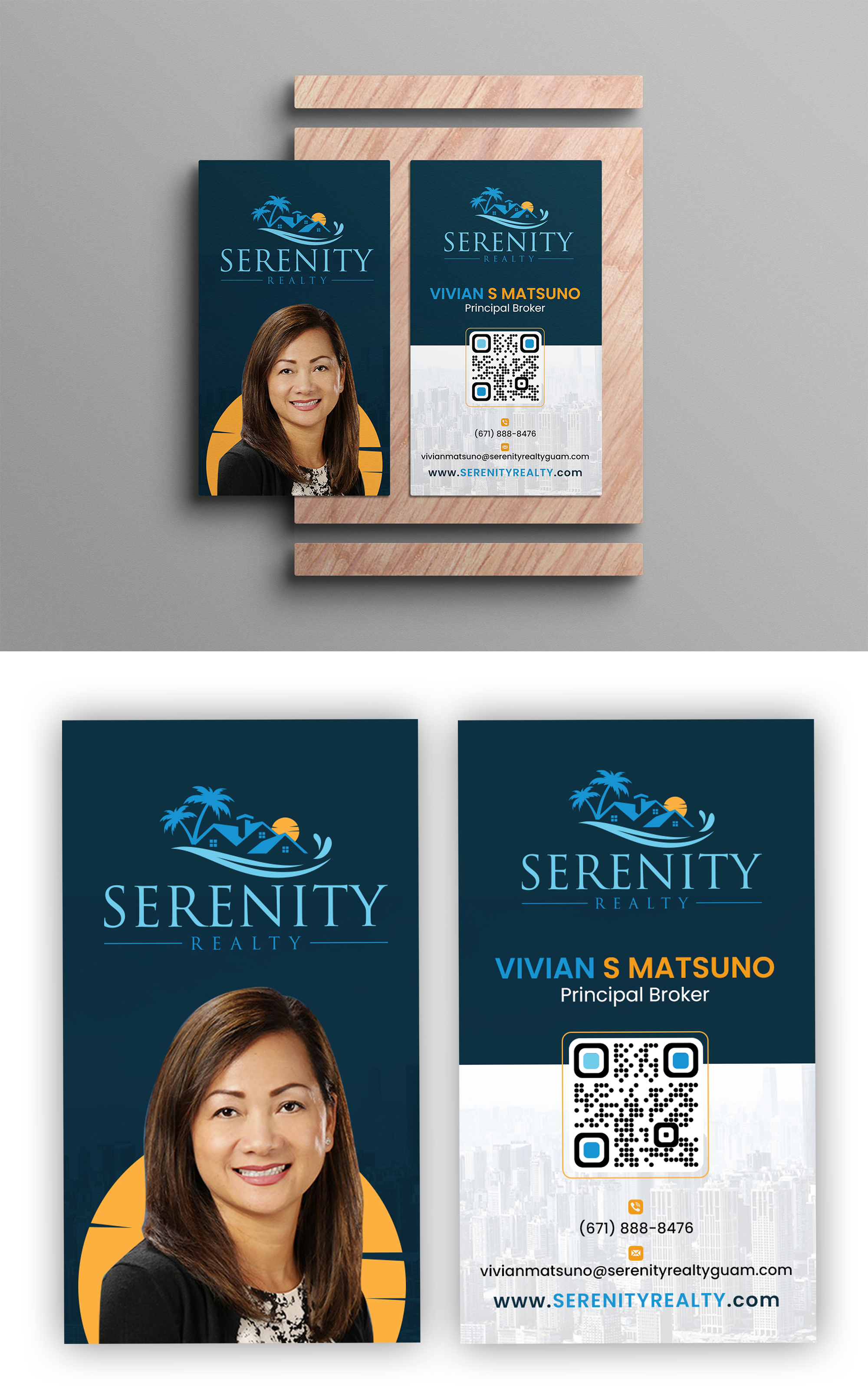 Diseño de Tarjeta de Presentación por debdesign para Serenity Realty | Diseño #29613851