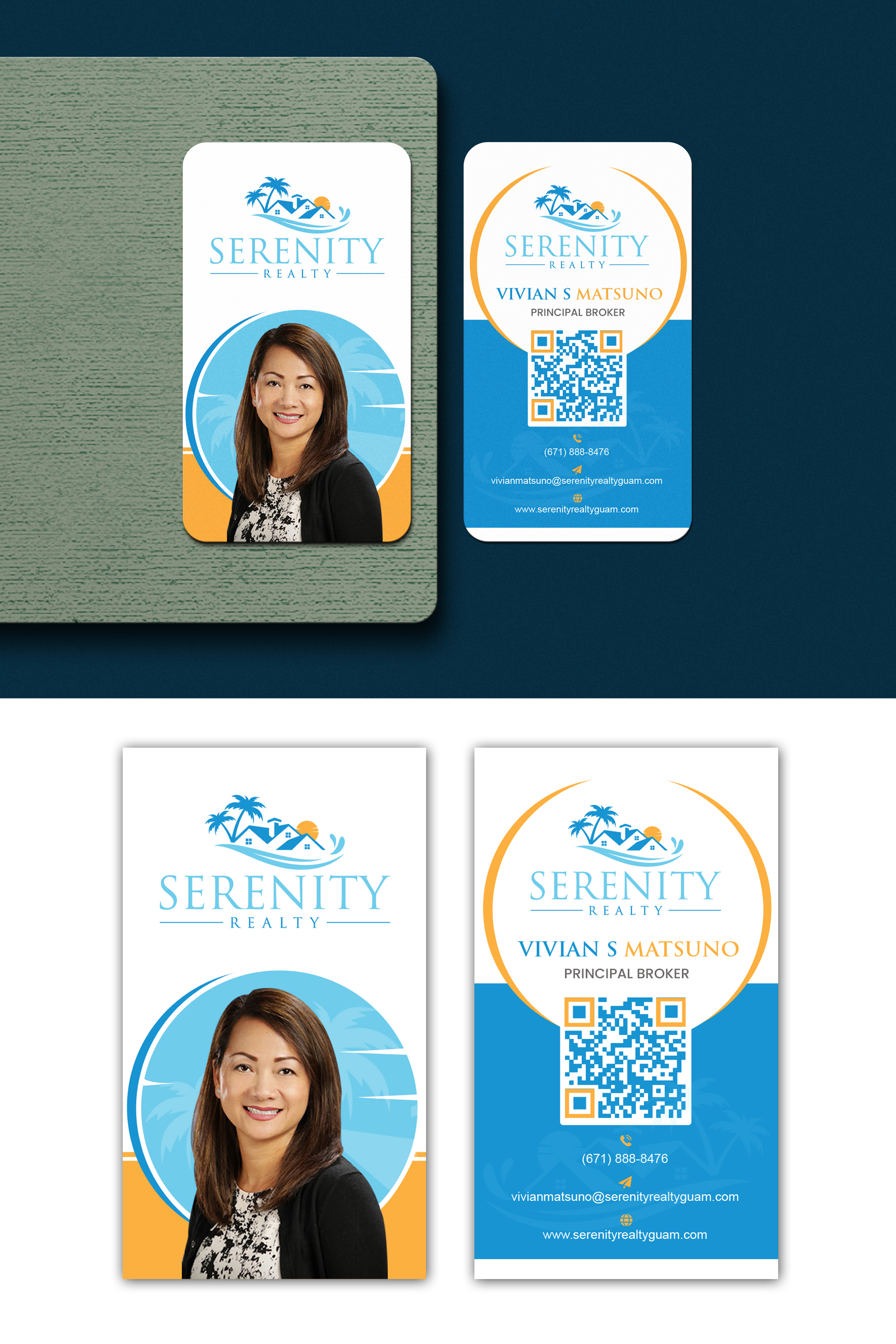 Diseño de Tarjeta de Presentación por debdesign para Serenity Realty | Diseño #29614916