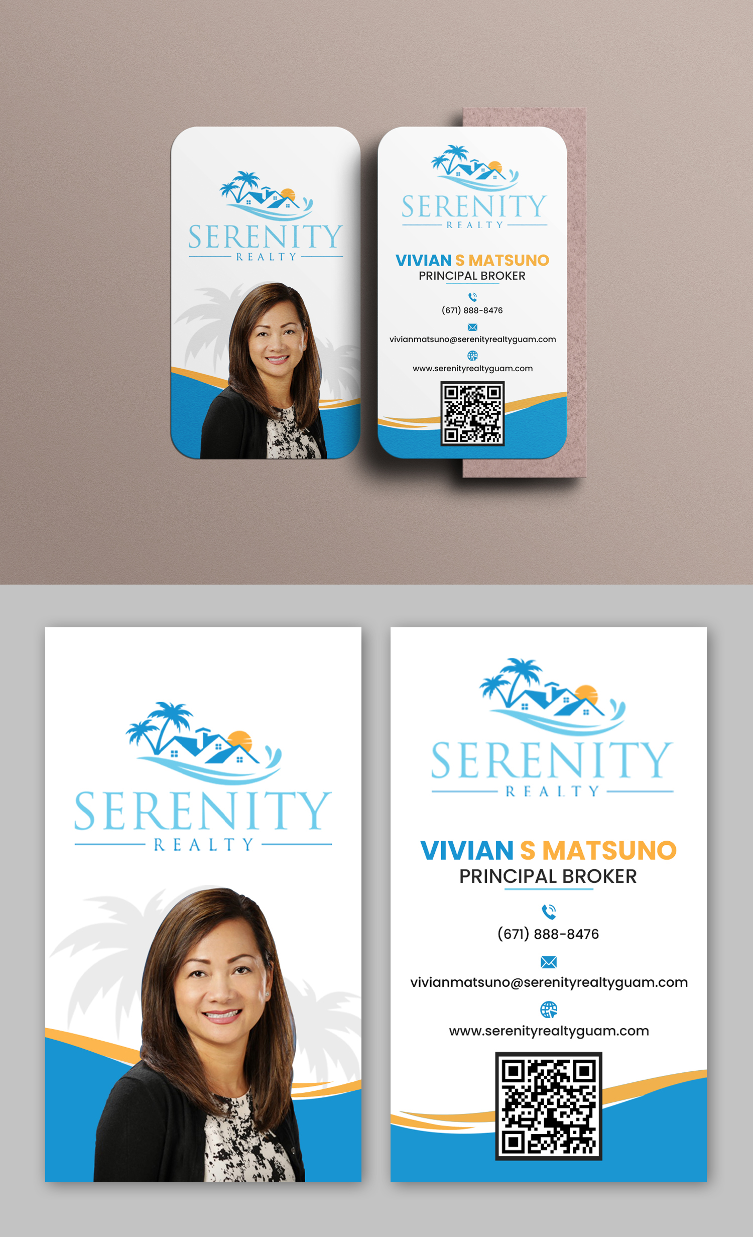 Diseño de Tarjeta de Presentación por debdesign para Serenity Realty | Diseño #29615213