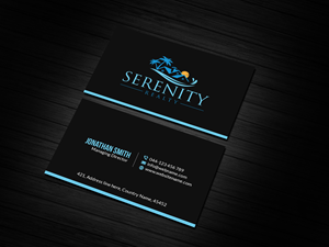 Business Card Design by Creations Box 2015 for Serenity Realty | Design #29598975