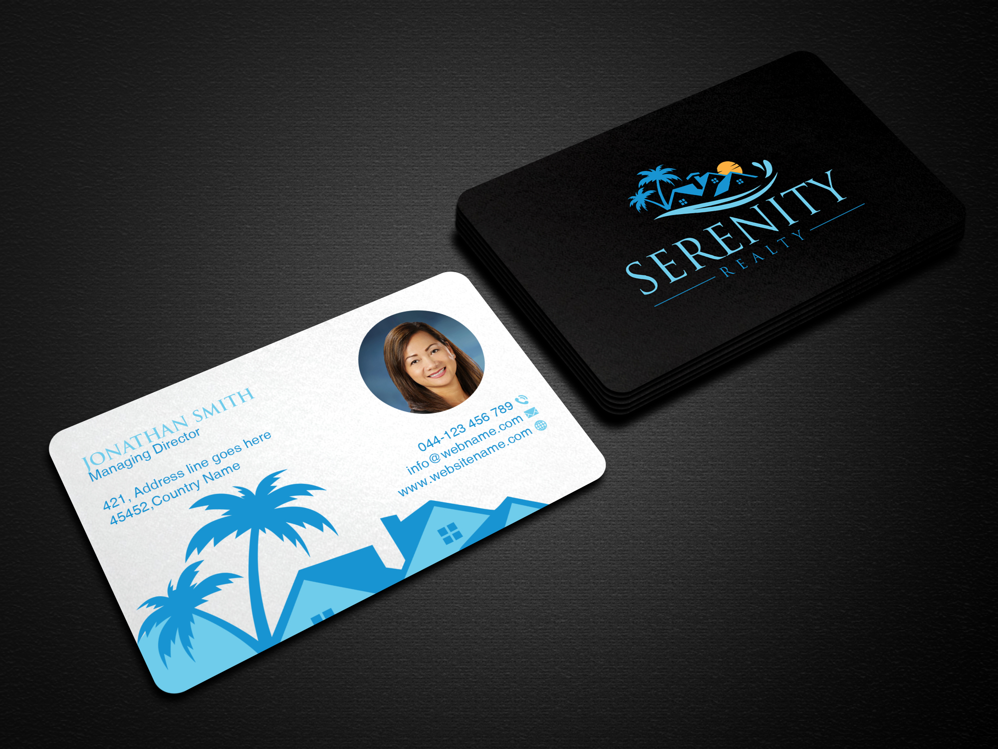Diseño de Tarjeta de Presentación por Creations Box 2015 para Serenity Realty | Diseño #29598976