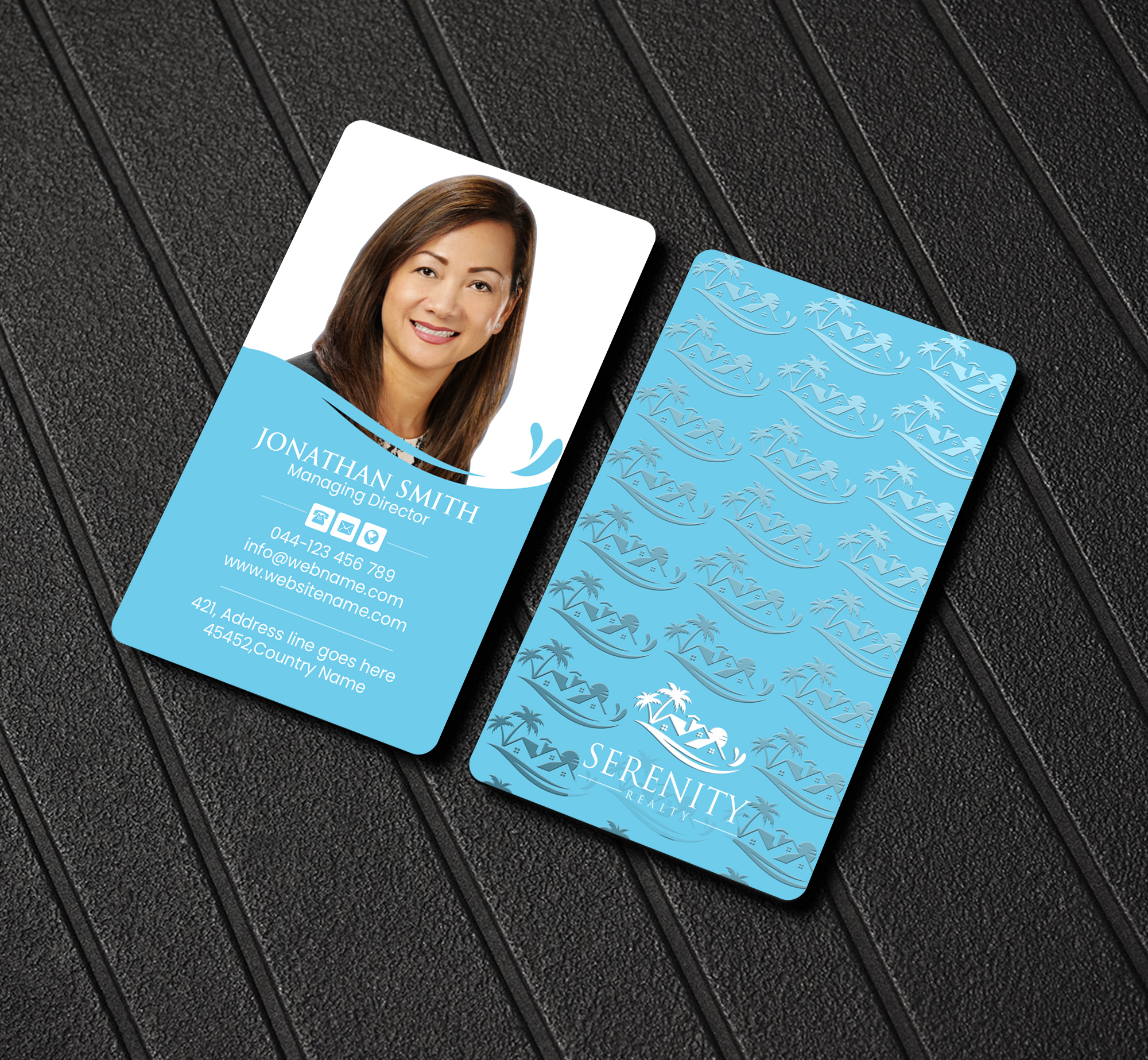 Business Card Design by Creations Box 2015 for Serenity Realty | Design #29598982