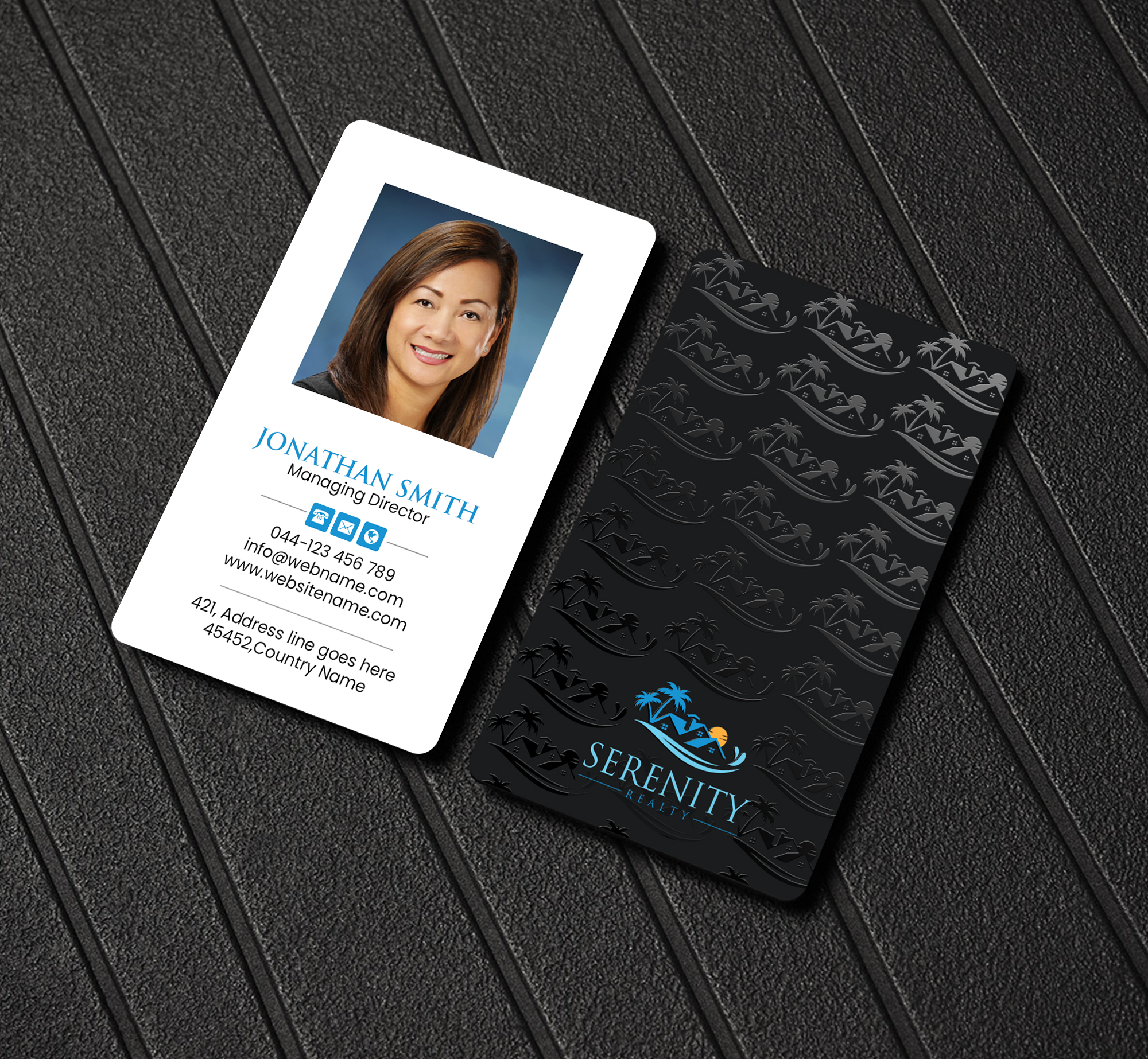 Business Card Design by Creations Box 2015 for Serenity Realty | Design #29598983