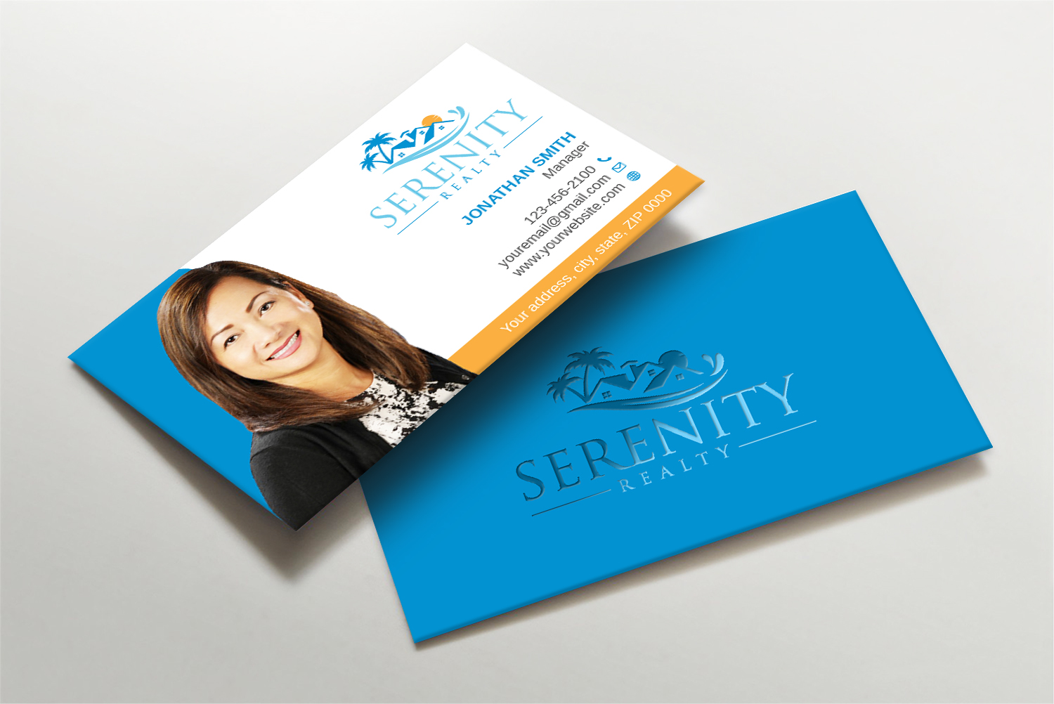 Diseño de Tarjeta de Presentación por LAXMI DESIGNHUB para Serenity Realty | Diseño #29602103