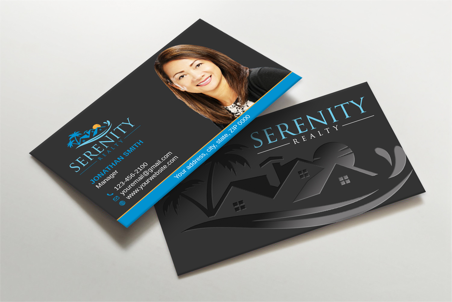 Business Card Design by LAXMI DESIGNHUB for Serenity Realty | Design #29602119