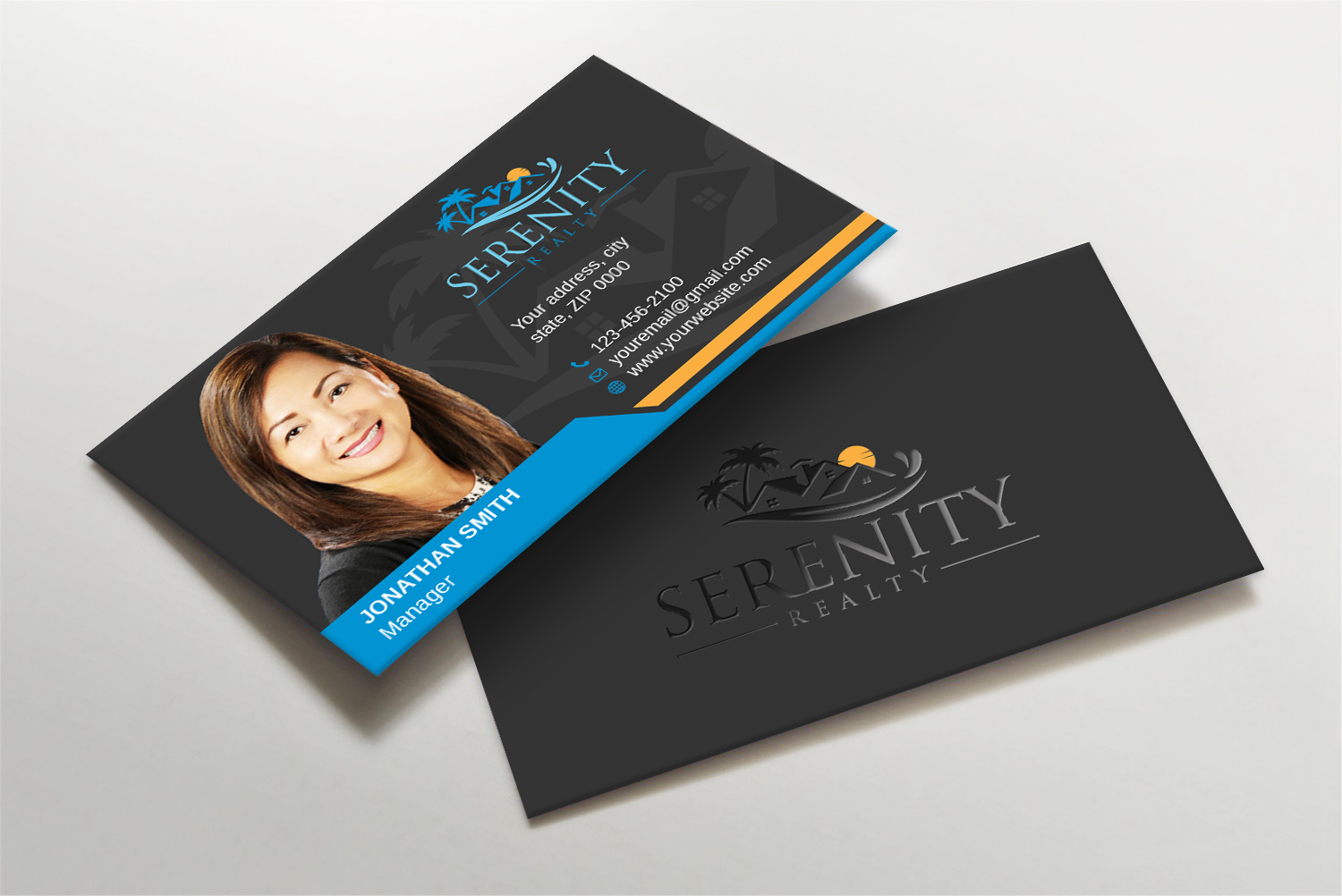 Diseño de Tarjeta de Presentación por LAXMI DESIGNHUB para Serenity Realty | Diseño #29602120