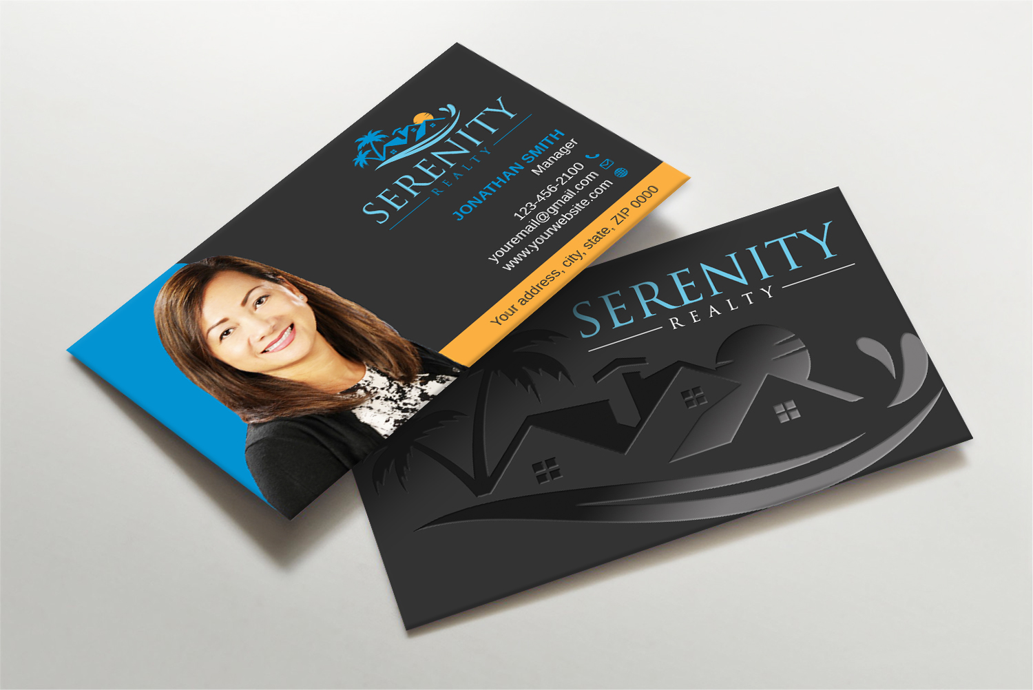 Diseño de Tarjeta de Presentación por LAXMI DESIGNHUB para Serenity Realty | Diseño #29602122