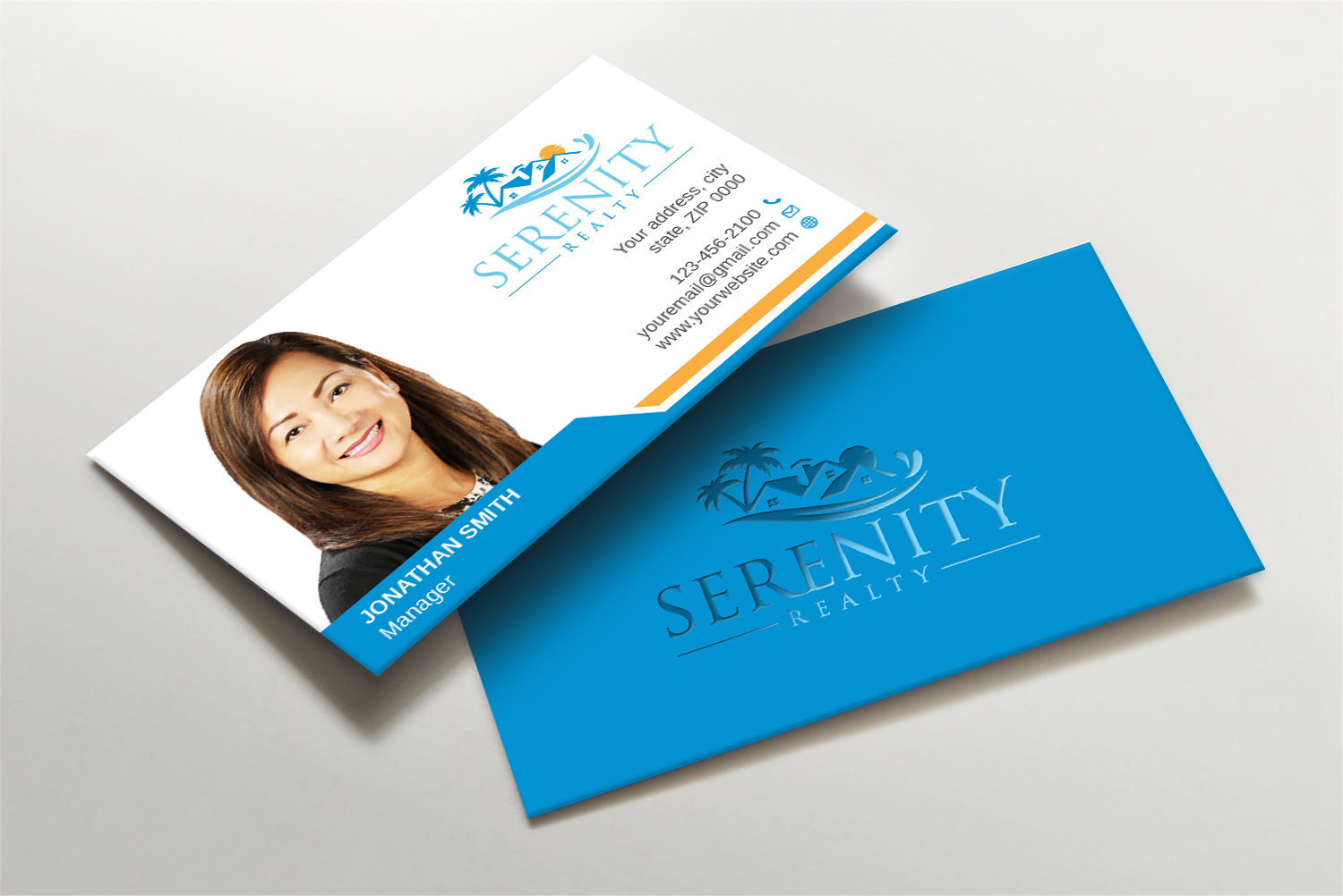 Diseño de Tarjeta de Presentación por LAXMI DESIGNHUB para Serenity Realty | Diseño #29602126